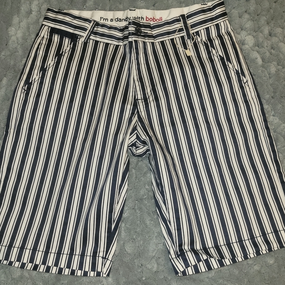 Boboli‎ Bermuda Nautical Stripe Shorts Boys Sz 12